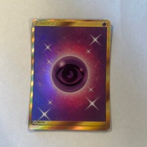 Pokemon Energy Card - Purple and Gold